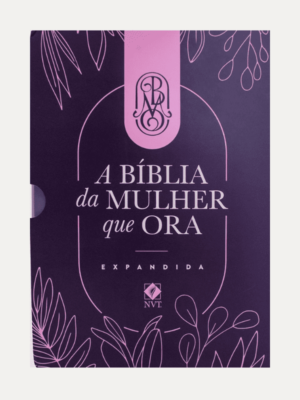 A Bíblia da Mulher que Ora - Edição Expandida NVT Letra Normal Roxa