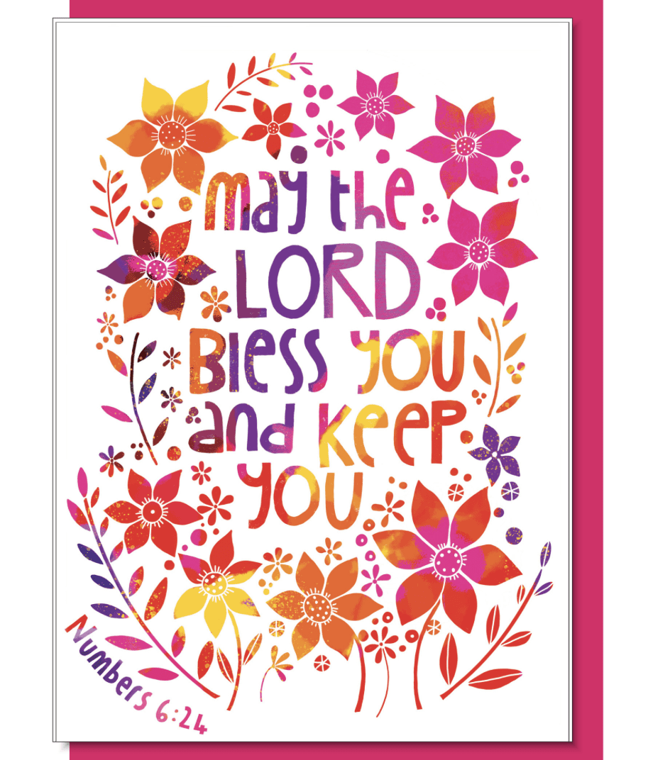 Bless You Greetings Card I Cartão