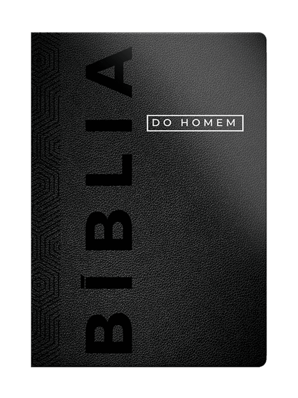 Biblia Devocional Do Homem I NVI I Letra Grande Capa Luxo Preta